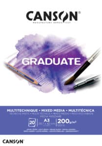 CANSON Graduate Mixed Media A3 400110378 20 fogl., bianco, 200g