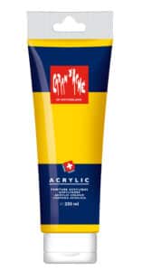 CARAN D'ACHE Colore acrilico 250ml 2810.020 giallo