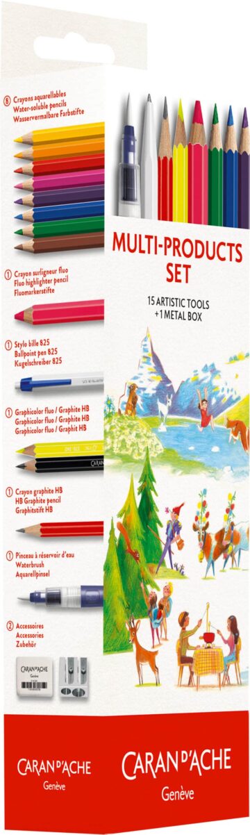 CARAN D'ACHE Multi Product Set 3000.416 16 pezzi