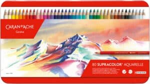 CARAN D'ACHE Matida col. Supracolor 3,8mm 3888.380 ass. astuccio met. 80 pezzo