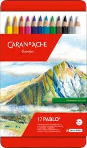 CARAN D'ACHE Matita colorata Pablo 666.312 12 colori