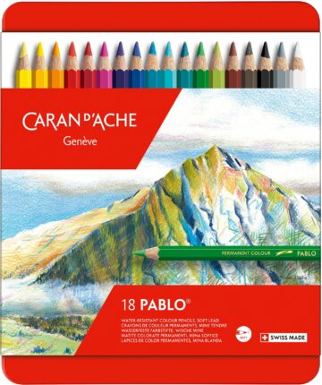CARAN D'ACHE Matita colorata Pablo 666.318 18 colori