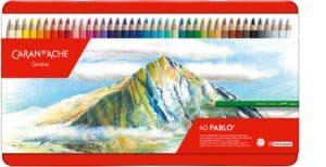 CARAN D'ACHE Matita colorata Pablo 666.340 ass. 40 pezzi