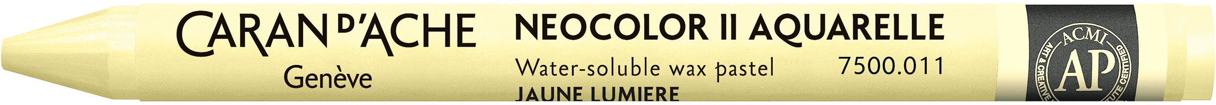 CARAN D'ACHE Pastelli a cera Neocolor II 7500.011 giallo chiaro