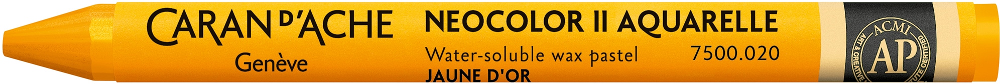 CARAN D'ACHE Pastelli a cera Neocolor II 7500.020 giallo dorato