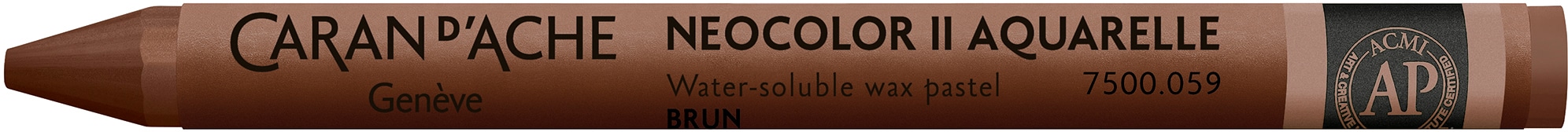 CARAN D'ACHE Pastelli a cera Neocolor II 7500.059 marrone
