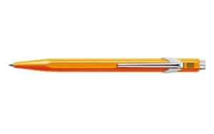 CARAN D'ACHE Penna a sfera 849 Pop Line 849.530 arancio fluo, c. astuccio meta