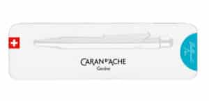 CARAN D'ACHE Penna sfera 849 Colormat-X 849.681 turchese blu, Slimpack