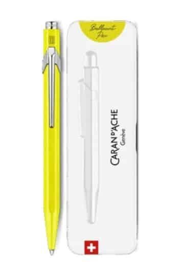 CARAN D'ACHE Penna a sfera 849 Pop Line giallo fluo