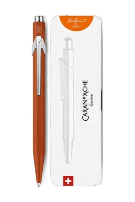 CARAN D'ACHE Penna sfera 849 Colormat-X arancione