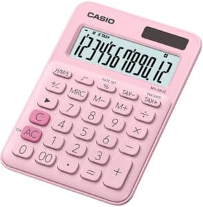 CASIO Calcolatrice MS-20UC-PK pink