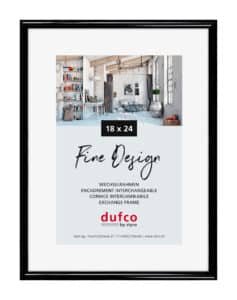 DUFCO Cornice 18x24cm 1400.40050 Fine Design nero