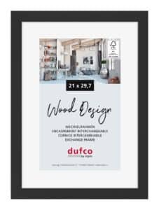 DUFCO Cornice legno 21x29.7cm 1610.80105 Toronto nero