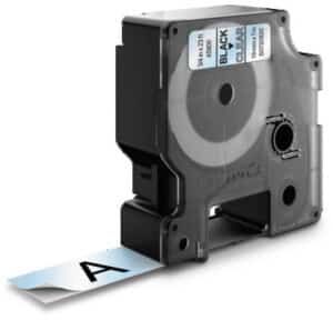 DYMO Nastro D1 nero/trasp. S0720820 19mm/7m