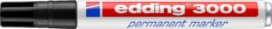 EDDING Permanent Marker 3000 1.5-3mm 3000-1 nero, impermeabile