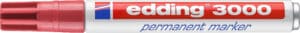 EDDING Permanent Marker 3000 1,5-3mm 3000-19 cremisi