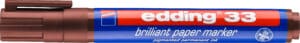 EDDING Permanent Marker 33 1-5mm 33-7 marrone