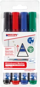 EDDING Boardmarker 363 1-5mm 363 E-4 4 colori, astuccio