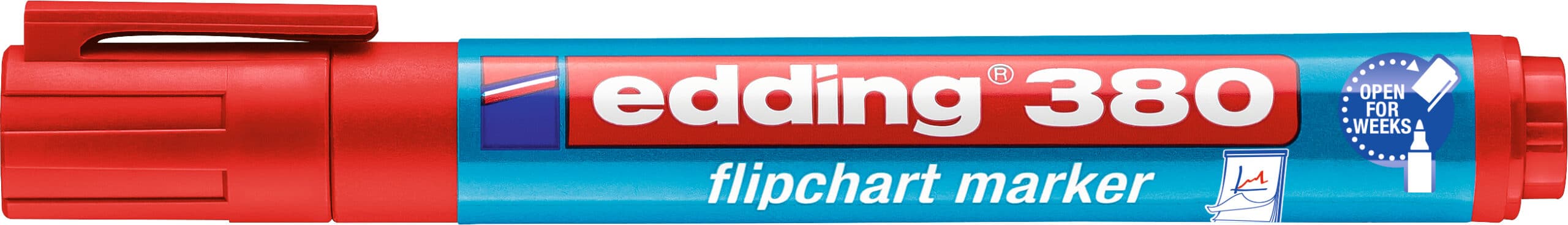 EDDING Flipchart Marker 380 1,5-3mm 380-2 rosso