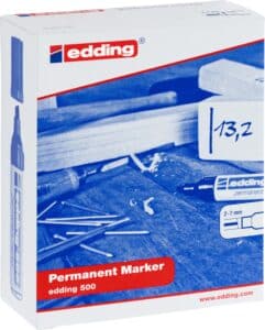 EDDING Permanent Marker 500 2-7mm 500-999 10 pz., astuccio