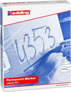 EDDING Permanent Marker 800 4-12mm 800-99 5 colori