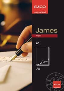 ELCO Blocco appunti Velin A5 71312.10 bianco 40 fogli