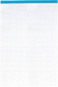 ELCO Blocco appunti Office A4 73411.17 quadrettato, 65g 100 fogli