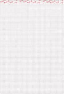 ELCO Blocco p.appunti qudret.4mm A4 73421.17 bianco, 70g 100 fogli