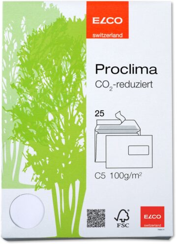 ELCO Buste proclima C5 74272.20 recycling, finest.de 25 p.