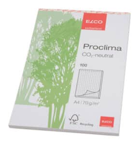 ELCO Blocco appunti Proclima A4 74325.17 quadrettato, 70g 100 fogli