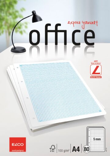 ELCO Fogli spirale A4 74417.18 100g 80 fogli