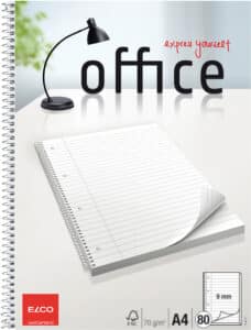 ELCO College Office rigato 9mm A4 74436.15 bianco, 70g 80 fogli