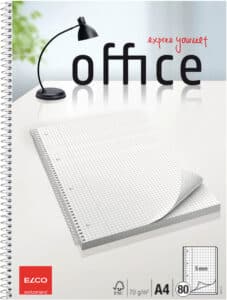 ELCO College Office quadret. 5mm A4 74437.18 bianco, 70g 80 fogli