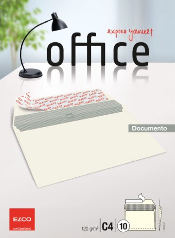 ELCO Buste Office C4 74516.12 120g, beige, colla 10 pezzi