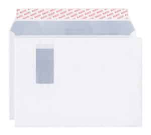 ELCO Buste Office finestra dest. C4 74522.12 120g, bianco, colla 50 pezzi