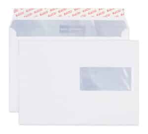 ELCO Buste Office finestra dest. C5 74536.12 100g, bianco, colla 100 pezzi