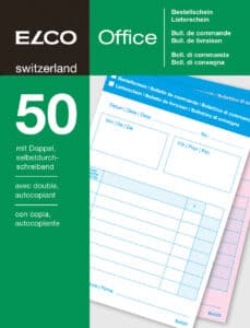 ELCO Ordine/Bolla Consegno A6 74590.19 60g 50x2 fogli