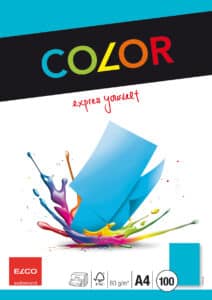 ELCO Office Color Carta A4 74616.32 80g, blu intenso 100 fogli
