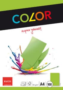 ELCO Office Color Carta A4 74616.62 80g, verde 100 fogli