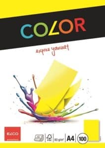 ELCO Office Color Carta A4 74616.72 80g, giallo 100 fogli