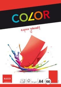 ELCO Office Color Carta A4 74616.92 80g, rosso 100 fogli