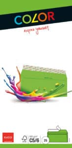 ELCO Busta Office s/finestra C5/6 74617.62 100g, verde intenso 25 pezzi