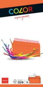 ELCO Busta Office s/finestra C5/6 74617.82 100g, arancione 25 pezzi