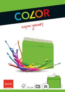 ELCO Busta Office s/finestra C5 74618.62 100g, verde 25 pezzi
