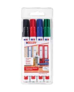 EDDING Permanent Marker 3000 1.5-3mm 3000-E4 4 colori ass.
