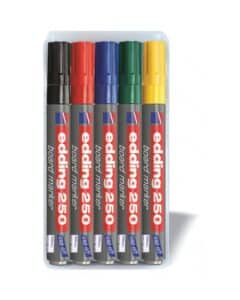 EDDING Boardmarker 250 250-E5 5 colori, astuccio