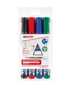 EDDING Boardmarker 363 1-5mm 363 E-4 4 colori, astuccio