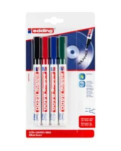 EDDING CD/ DVD Marker 8400 0.5-1mm 8400BLI-1234 4 colori ass. Blister