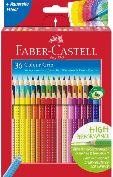 FABER-CASTELL Matita colorata Colour Grip 112442 36 pz., busta