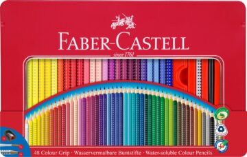 FABER-CASTELL Matita colorata Colour Grip 112448 48 pz., busta
